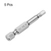 sourcing map 5pcs Hex Head Wrench Drill Bit 4mm (H4)
