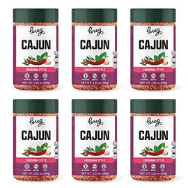 Pereg Cajun Spice Seasoning (4.25 Oz x 6 Pack) - Gourmet Spice Blend - Creole, Blackening Rub - Ideal for Chicken, Seafood, Meat & Lamb - Non-GMO, All Natural, Gluten-Free