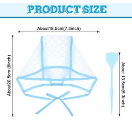 3 Sets Highlighting Kit Highlight Cap Hair Dye Cap Hair Streaking Kit Hair Coloring Kit, For Highlighting Hair for Salon Hair Dyeing Hairdressing and DIY Dyeing Hair