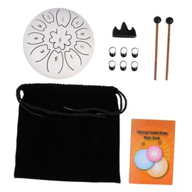 FUNOMOCYA 1 Set 6 Steel Tongue Drum Kit Handpan Drum Instrument for Music Education Yoga Meditation and Relaxation Durable Safe and Easy to Play Notes Percussion