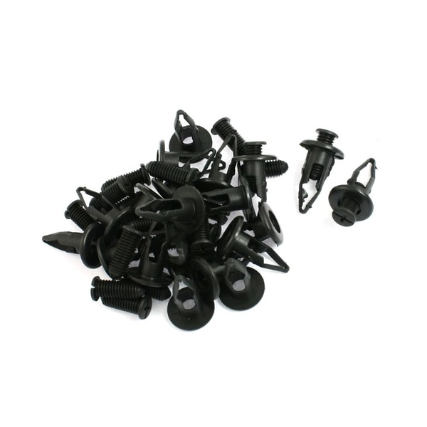REPAIROCK 20 Pcs Plastic Screw Push Fastener Rivet Clips Auto