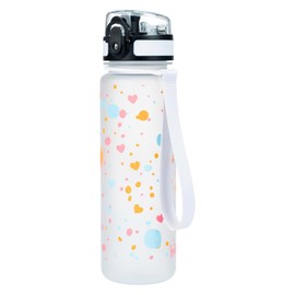 Baagl Children's Water Bottle, Leakproof, 500 ml, School and Sports Bottle for Boys and Girls, Tritan (Favourite Animal)