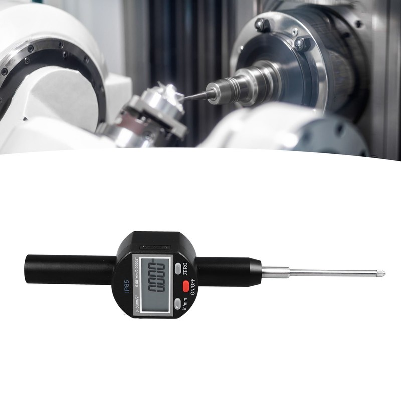 Digital Dial Indicator 0.001mm 0.00005in Resolution 0 To 50mm Range