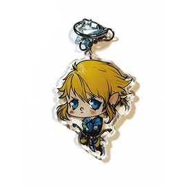 Newsha Ghasemi Link Double Sided Keychain 2.5 In