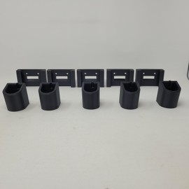 Fits Ryobi 18v & 40v Battery Holder Black 5 of Each Organizer