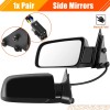 imcarpart Black Power Mirrors For 88-98 Chevy C/K 1500 Tahoe