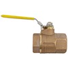 Dixon BBLV150 Brass Ball Valve, Locking Handle, 1-1/2" NPT Female