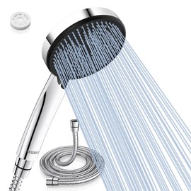 FASDUNT Shower Head 5 Jet Types with 2M Premium Hose