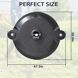 Accessories for lawnmowers, grass trimmer cutting disc with screws, trimmer disc for Parkside grass trimmer Prta 20-Li A1 - Lidl Ian 311046