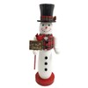 Santa's Workshop 14" Snowman Nutcracker, White