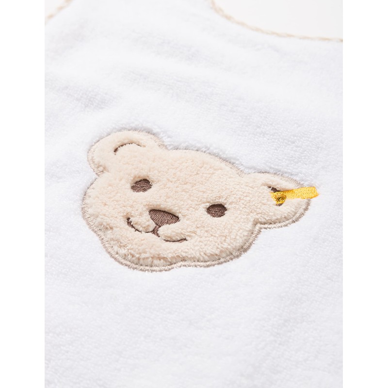 Steiff Unisex Baby Bib Bib, White