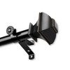 13/16" Moyat 5-Sided Bay Window Curtain Rod - Black