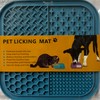Leckmatte für Hunde und Katzen aus Silikon, Anti-Stress, langsame Fütterung,
