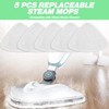 5pcs Steam Mop Replacement Pads for Viledas Steam Mop/Plus, Washable