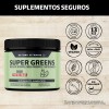Super Greens, Jugo Verde, Matcha, Espirulina, Té Verde, Espinaca, Clorofila,
