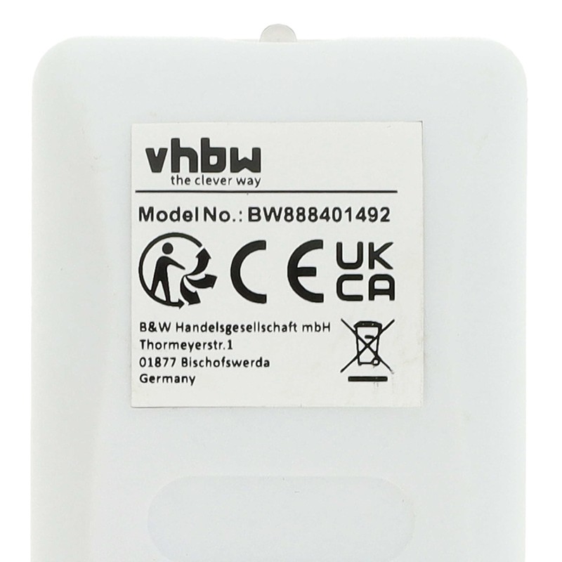 vhbw Remote Control Compatible with BenQ TH530, TH535, TH681, TH682ST,