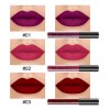 Kit Lápiz Labial Líquido Mate De Larga Impermeabl Y Duración