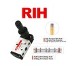 RIH Pneumatic 1/4"NPT 5 Way 2 Postion Lever Operated Valve