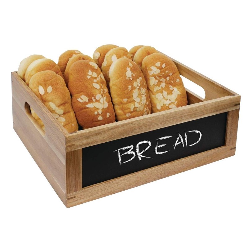 Olympia Display Crate with Chalkboard Side 1/2 Gn 325X265X120mm -