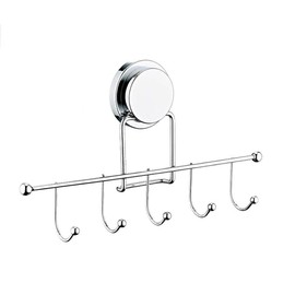 Okayanus Towel Rail No Drilling Required 5 Hooks