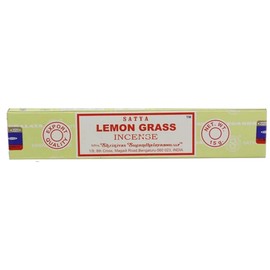 Satya Nag Champa Lemon Grass Incense Sticks | x1 pack | comes with SAMASIA bookmark | Incense can be used for Aromatherapy, Spa, Yoga, Weddings, Meditation, Healing, Positivity and Relaxation