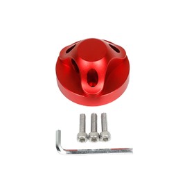 Hoolcar Atenna - Base para radio de aluminio rojo para Jeep Wrangler JL JLU JK JKU JT 2007-2021