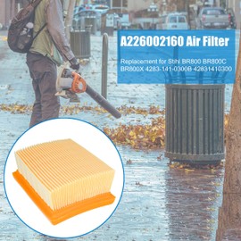Eamonhigh 3Pcs BR800C Air Filter Replacement for Stihl BR800 BR800C BR800X Leaf Blower Engine 4283-141-0300 4283-141-0300B 42831410300