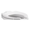 RIGHT WIDTH OPEN FRONT TOILET SEAT