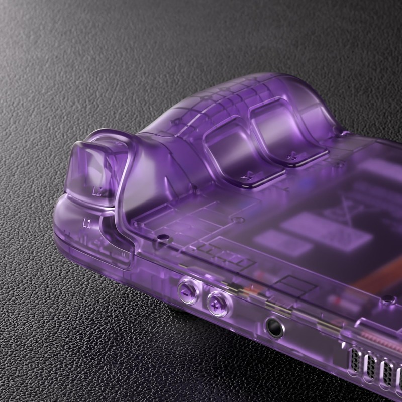 eXtremeRate Custom Faceplate Back Plate for Steam Deck LCD, Clear