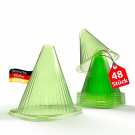 BigDean Plant Hat Plant Aid Plant Bell Green Frost Protection Plant Protection Against Snails Birds Pests Sun Protection Sun Hat Plant Hat (Pack of 48)