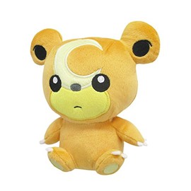 Sanei PP101 PokemonAll Star Collection Teddiursa Plush, 6"