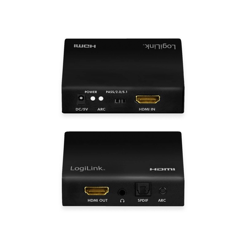 LogiLink HD0055 - HDMI Audio Extractor, 2CH/5.1CH, 4K/60Hz