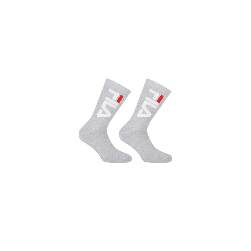 Fila Men's Linen Swimwear Tennis Socks BLACK 2 pair -