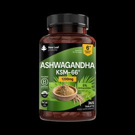 New Leaf Products Ashwagandha KSM 66 Tablets
