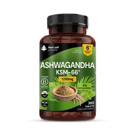 New Leaf Products Ashwagandha KSM 66 Tablets