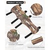 TOPPARCHERY 12인치 소 가죽 팔 보호대, 4개의 조절 가능한 스트랩
