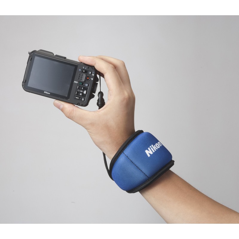 Nikon フローティングストラップ コンパクト用 シンプル ブルー FTST1BL