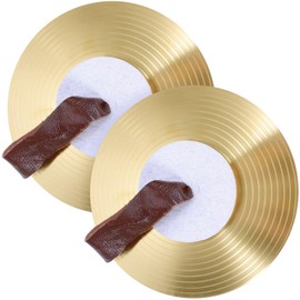 1 Pair Cymbals Portable For Kids Lion Dance Costume Kids Instruments Kidcraft Playset Dancing Party Prop Kids Musical Instrument Musical Instruments Child Alloy Small Cymbal Mini