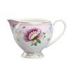 Gracie China Fantastic Pink Porcelain 3-Piece Sugar, Creamer And Tray