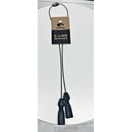 Costa Del Mar NEW BLACK Costa Del Mar C-Line Eyewear Leash strap, retainer, leash NWT CE11