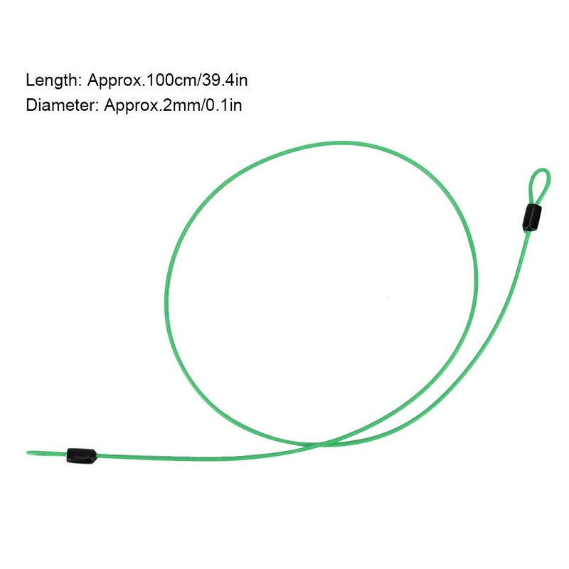 Cerradura de Cable de 39 Pulgadas de 2 mm, Con