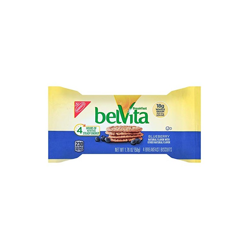 Belvita Blueberry biscuit (20 Pack x 1.76 Oz), 35.200000000000003 Ounce