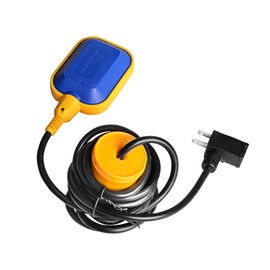 OELFFOW (With Counterweight) Sump Pump Universal Tethered Float Switch AC 15A 110~250V Piggyback Style Plug with 10 Feet Cord, Used in Sewage Pump, Water Tank, Septic Tank Pump, etc.
