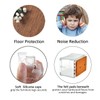 Chair Leg Caps, WarmHut 16pcs Transparent Clear Silicone Table Furniture