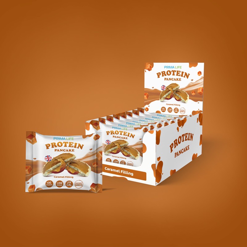 Protein Pancake 13g High Protein with Caramel filling (12 x