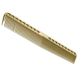 SANON Hair Comb Aviation Aluminum Metal Cutting Comb Hairdressing Salon Comb Large Gold