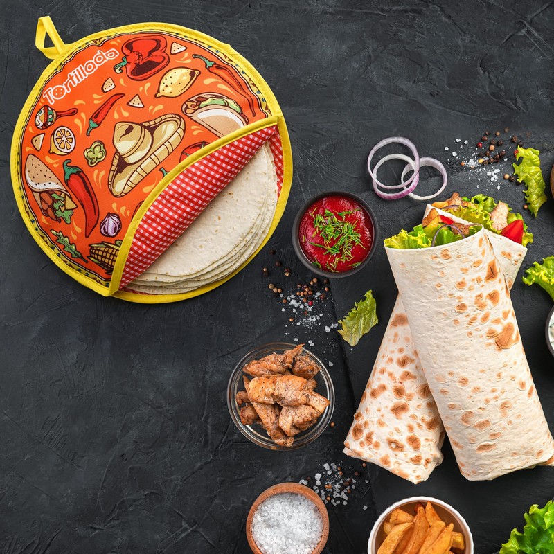 Tortillada - 30 cm Tortilla Warmer/Heat Container microwaveable Made of