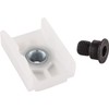Gedotec DORMA Furniture Glider for Sliding Rail Replacement Slider for