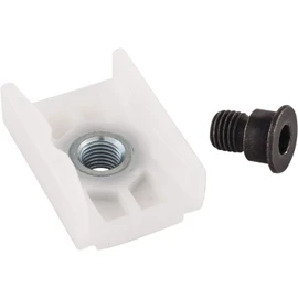 Gedotec DORMA Furniture Glider for Sliding Rail Replacement Slider for Repair Sliding Block for Door Closer for Slide Rails TS 91/92/93 with Screw 1 Piece