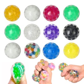 12 PCS Stress Balls for Adults,Stress Balls,Squishy Balls,Stress Ball for Kids,Stress Ball,Squishy Balls,Squishy Fidget Toys,Fidget Ball,Squishy Ball,Squeeze Ball,Sensory Balls
